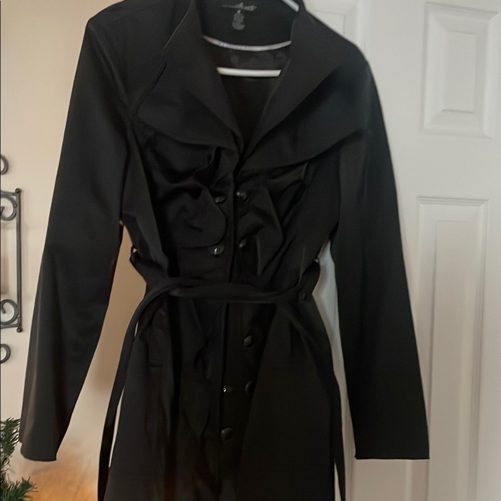Chic Black Trench Coat